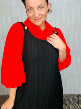 Black Textured Jumper