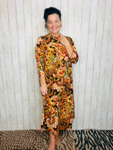 Stunning Style Mock Neck Paisley Dress