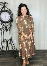 Chocolate & Floral Dress