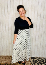Tonya Black & White Polkadot Dress