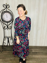 Jillian Flowy Hanky Dress- Be Happy