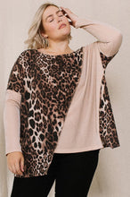 Shimmer Leopard Oversized Top