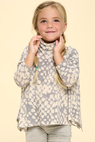 Cool Vibes Animal Print Top- Kids