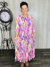 Misty Mutli Colored Button Dress