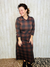 Adorable In Plaid Lounge Dress-Buffalo Print