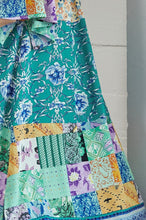 Teal & Purple Maxi Kimono