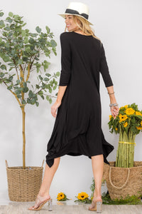 Jennifer High-Low Handkerchief Style Dress