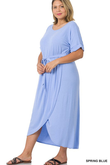 Tulip Dress- Spring Blue