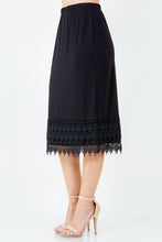 Jessie Lace Skirt Extender- Black