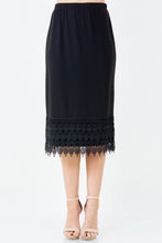 Jessie Lace Skirt Extender- Black