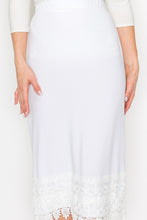 Jessie Lace Skirt Extender- White