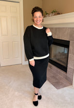 Addie Pencil Skirt- (Regular & Plus) Black Modal Material