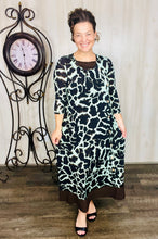 Prints & Buttons to Love Dress-Giraffe