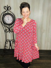 Red Peacock Tunic