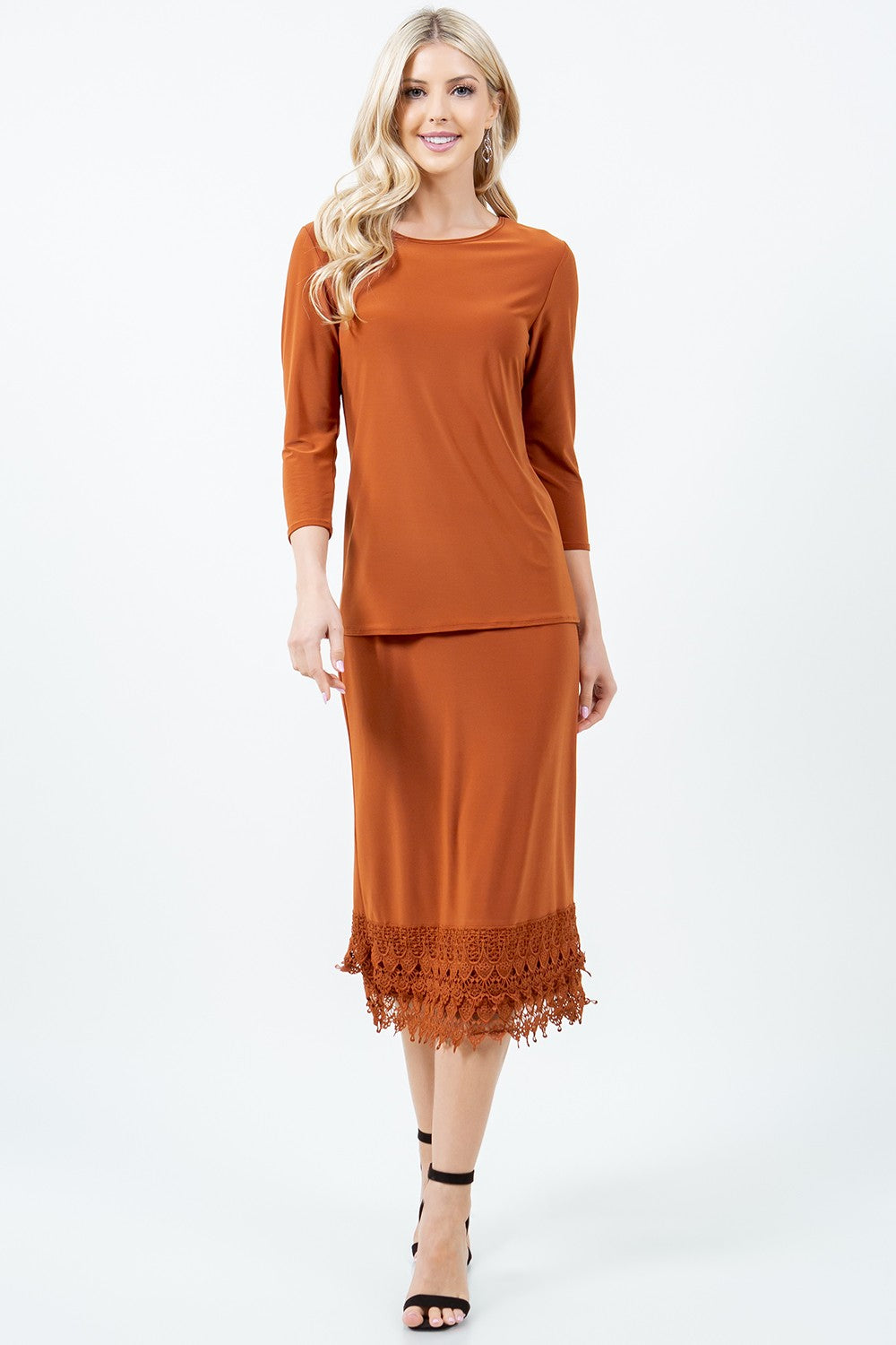 Jessica Lace Skirt Extender- Copper Bronze Large / Copper Jessica Lace Skirt Extender- Copper Bronze Large / Copper