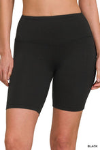 Brushed Coverage Shorts-Black