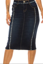 Katrina Dark Indigo Jean Skirt