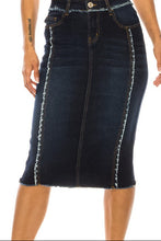 Katrina Dark Indigo Jean Skirt
