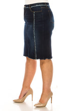 Katrina Dark Indigo Jean Skirt