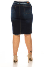 Katrina Dark Indigo Jean Skirt