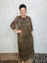 Leopard & Plaid Sequin Dress