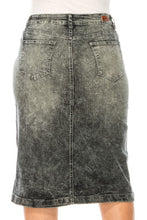 "80's" Style- Black Snow Jean Skirt