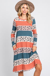 Melanie Leopard Dress look