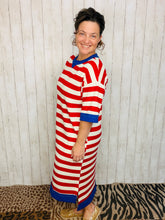 Patriotic Knit Midi Dress