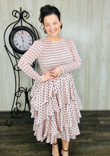 Georgia Polkadot Dress- Pink, Olive, or Black
