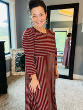 PREORDER: Everyday Style Dress- Burgundy