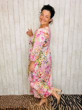 Missy Pink & Floral Dress
