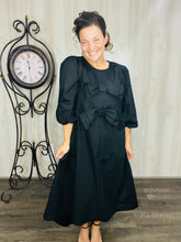Misty Black & Bow Dress