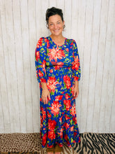 Mallory Blue Floral Dress