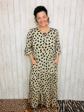 Clara Mocha & Dot Dress