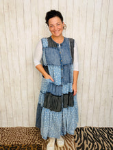 Mineral Wash & Stars Chambray Jumper Dress