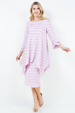 Feminine & Lace Tunic- Lavender