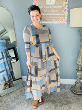 Tonya Marie Tiered Dress-Patchwork