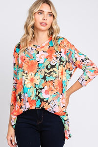 Lilliann Buttery Soft Floral Top