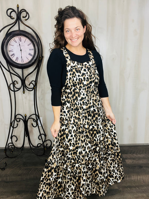 Leopard Tiered Jumper