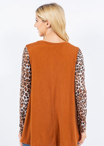 Calandra Leopard & Rust Tunic