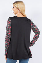 Calandra Floral & Black Tunic