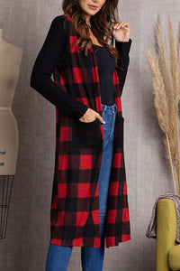 Buffalo Plaid Vest Style- White or Red