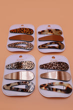 Leopard Print Hair Clip Pack