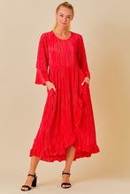 The Elegance Dress- Red