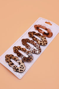 Fashion Clips- Assorted Leopard
