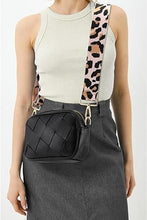 Leopard Strap Crossbody Bag