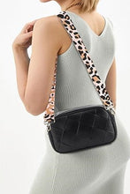 Leopard Strap Crossbody Bag