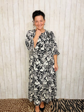 Power On The Day Dress-Black & White Class