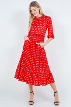 Polkadot Love Dress- Red, Navy or Black