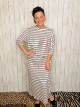 Marissa Ribbed Top- Rose Stripe